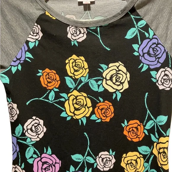 LuLaRoe Black and Yellow Bodycon Mini Dress Size S - Picture 4 of 6